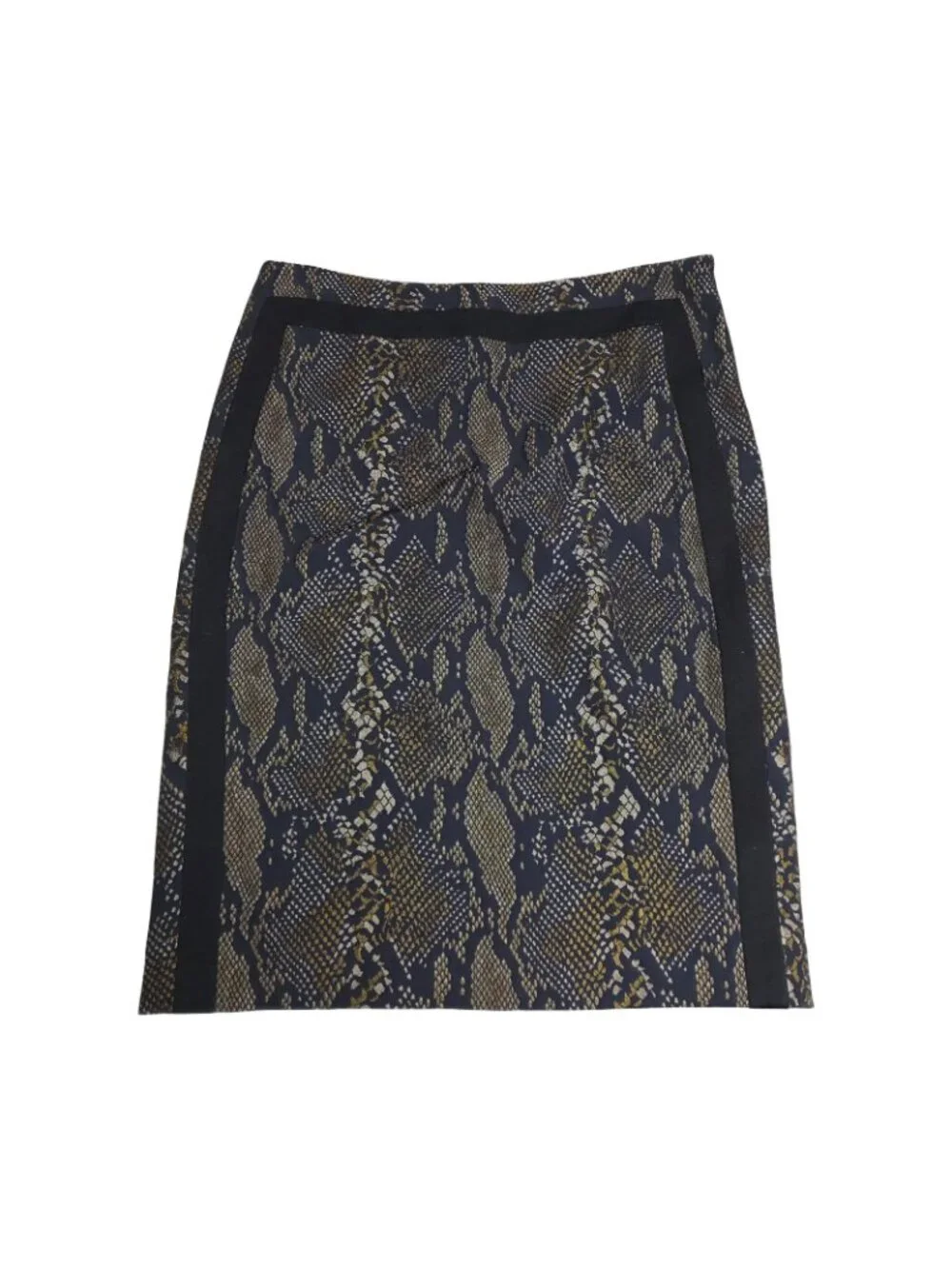 NWT Women's - Diane Von Furstenberg Marta Framed Python Pencil Skirt, Size 8
